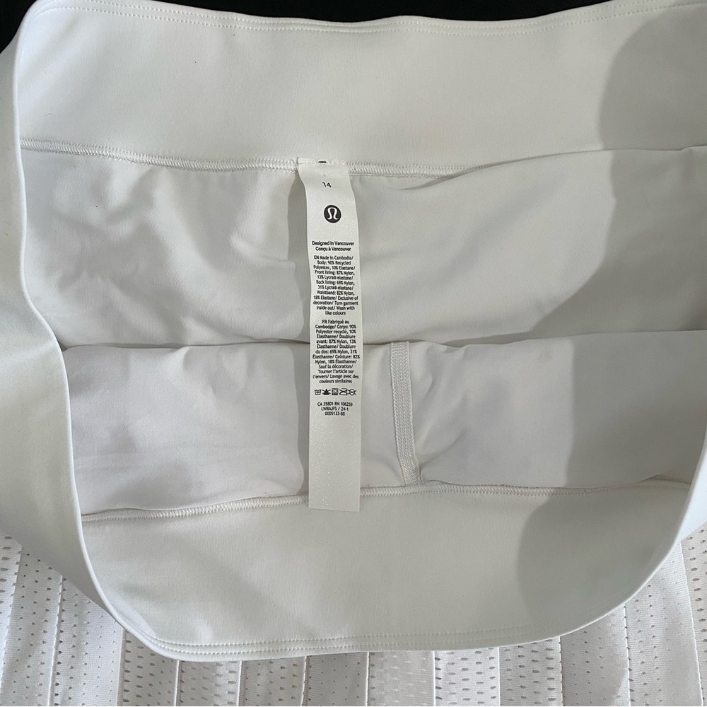 Lululemon Pleated Open Knit Tennis Skort Tennis Prep Pickleball - Picture 12 of 15